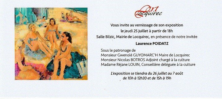 2024 Art Locquirec salle Bilzig Office de Tourisme de Locquirec