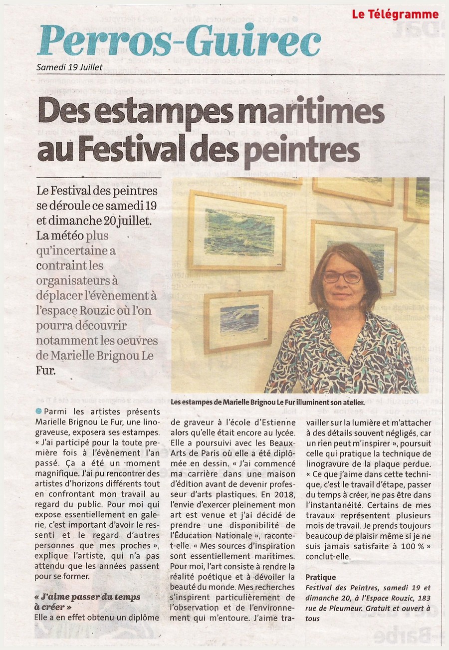 2025 artvor-perros-guirec-article TELEGRAMME 